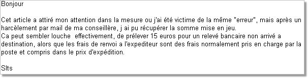 message du 19 septembre 2008