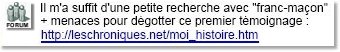 lien sur le Web vers leschroniques.net