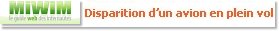 Disparition d’un avion en plein vol