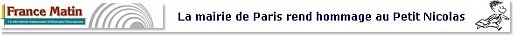 La mairie de Paris rend hommage au Petit Nicolas