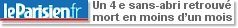 Un 4 e sans-abri retrouvé mort en moins d’un mois