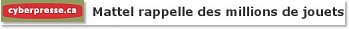 Mattel rappelle 18,6 million de jouets