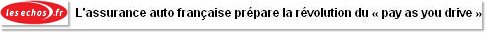 L'assurance auto franaise prpare la rvolution du "pay as you drive"