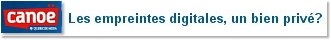 Les empreintes digitales, un bien priv?