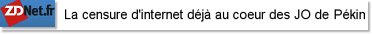 La censure d'internet dj au coeur des JO de Pkin