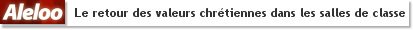 Le retour des valeurs chrétiennes dans les salles de classe