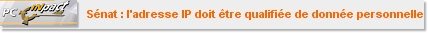 Snat : l'adresse IP doit tre qualifie de donne personnelle